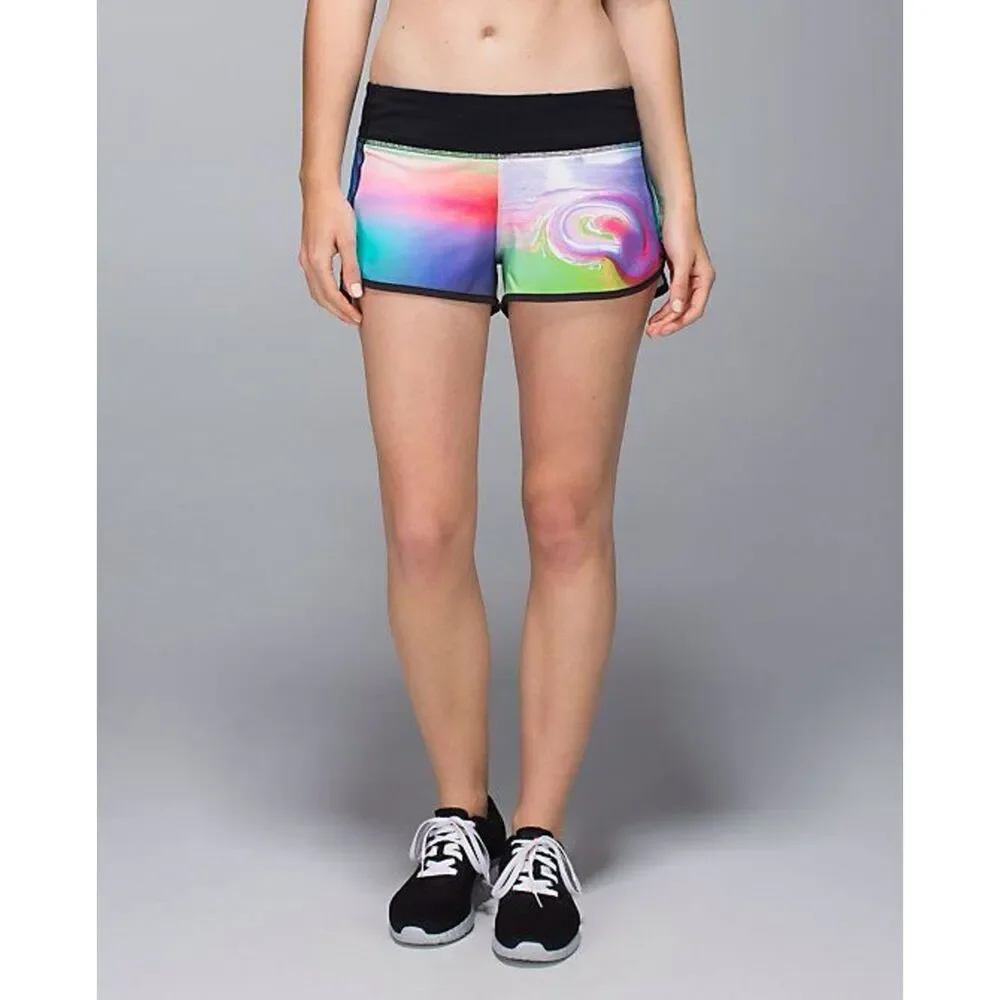 RARE Lululemon SeaWheeze Sky To SeaWheeze Speed Short EUC Size 6 - Picture 2 of 8